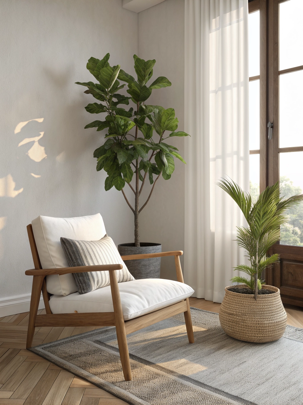 Modern elegant interior workspace